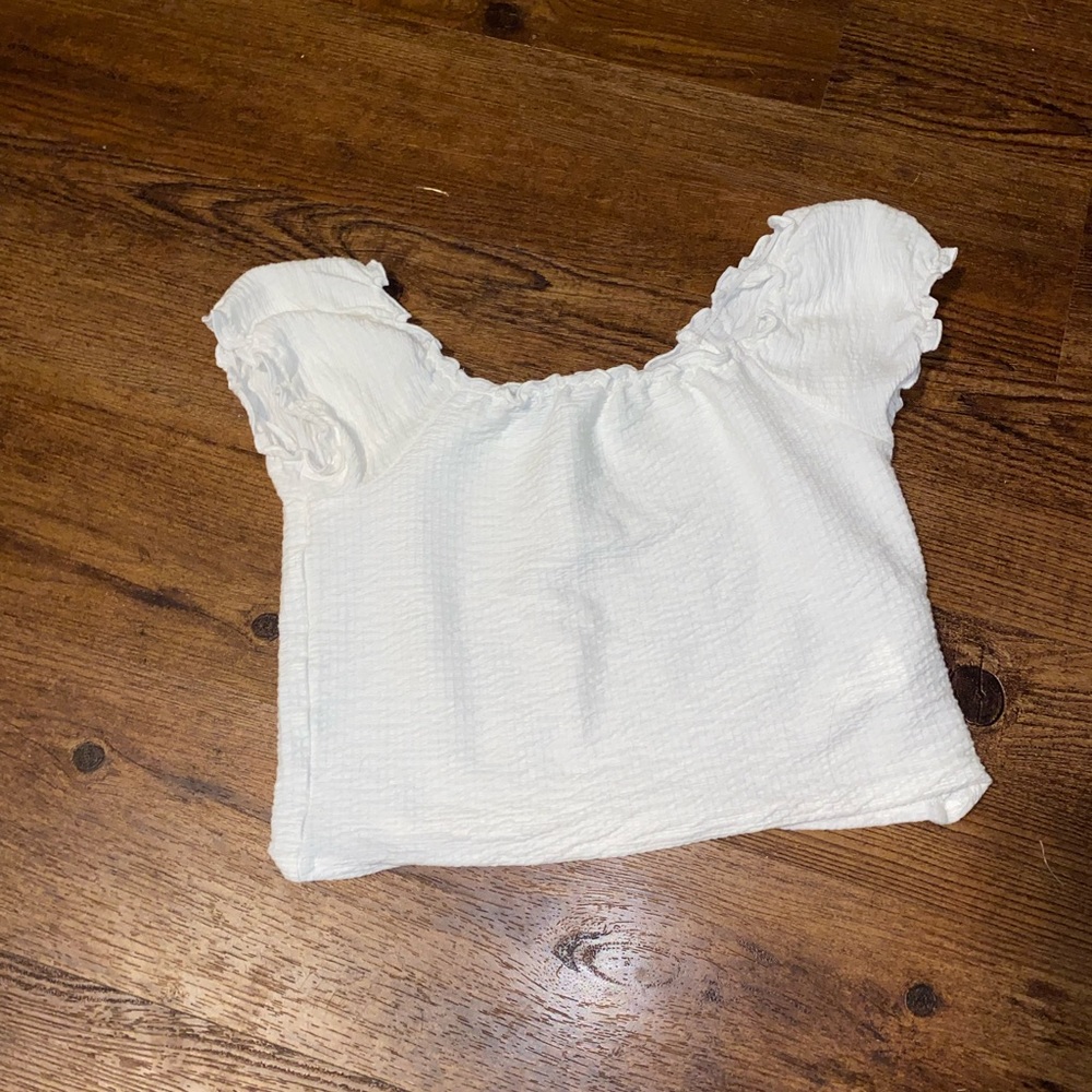 waffle knit crop top